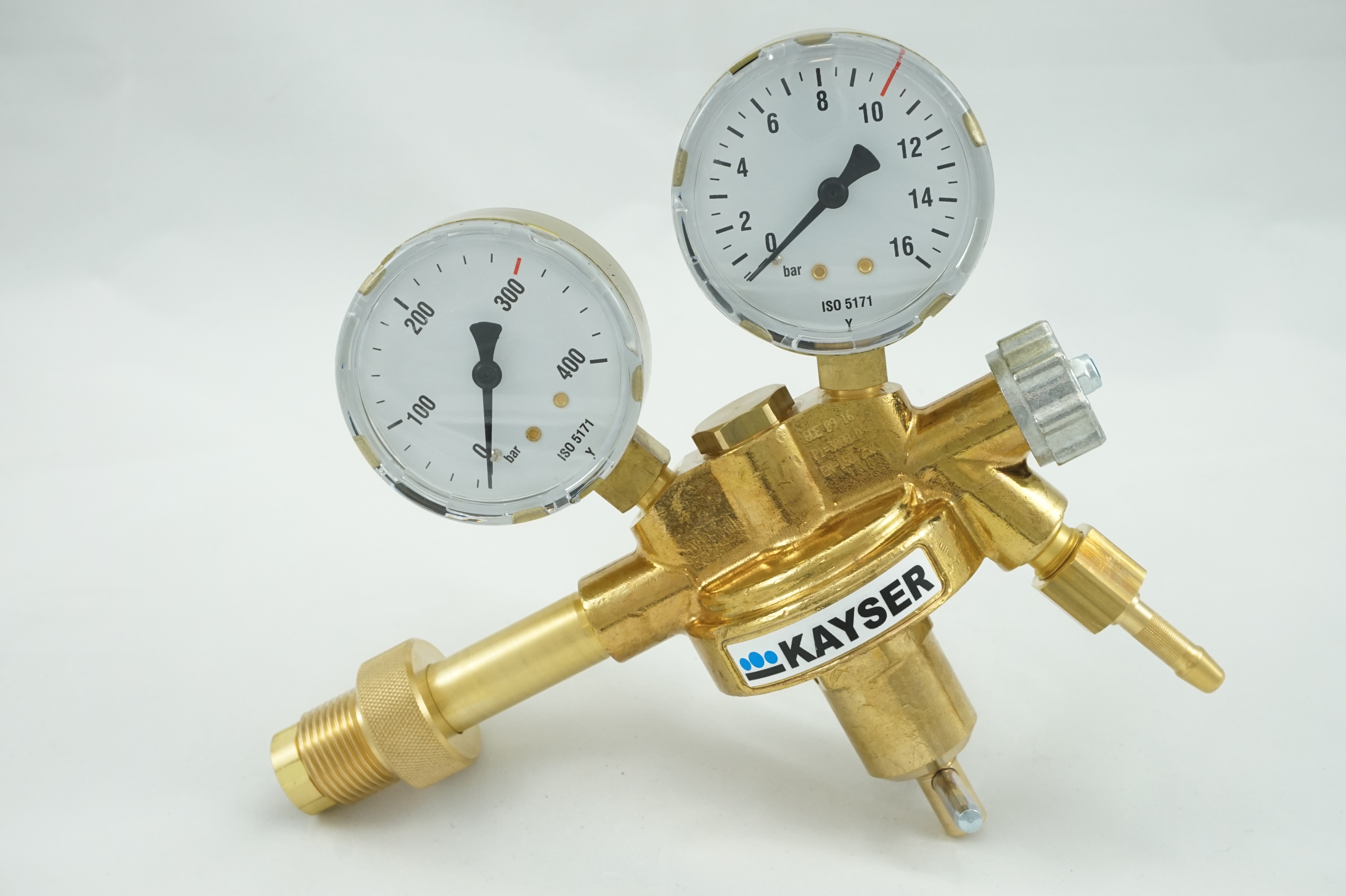 KAYSER Argon/Co2 Druckminderer mit Handanschluss